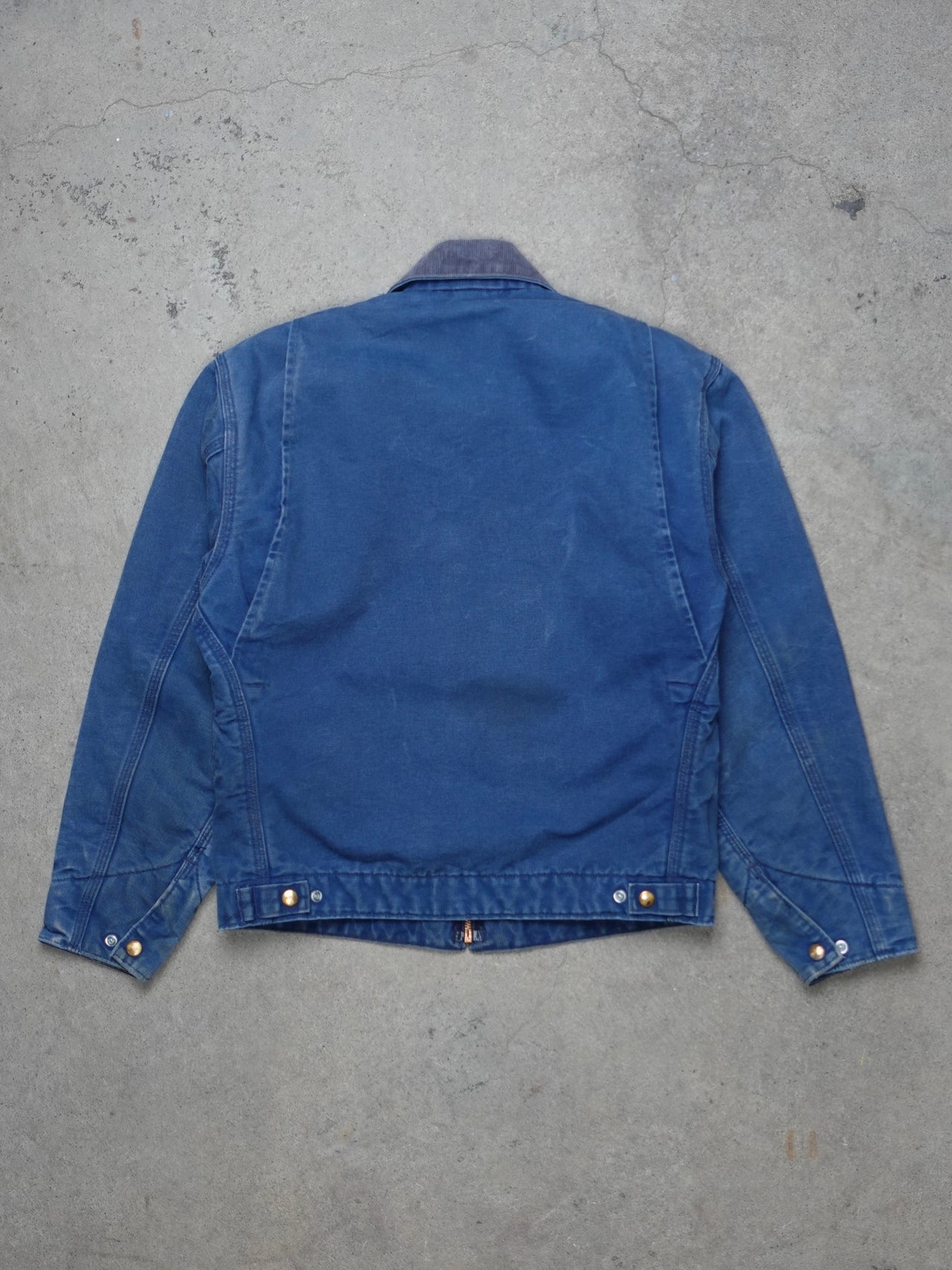 1990S - CARHART PETROL BLUE DETROIT JACKET