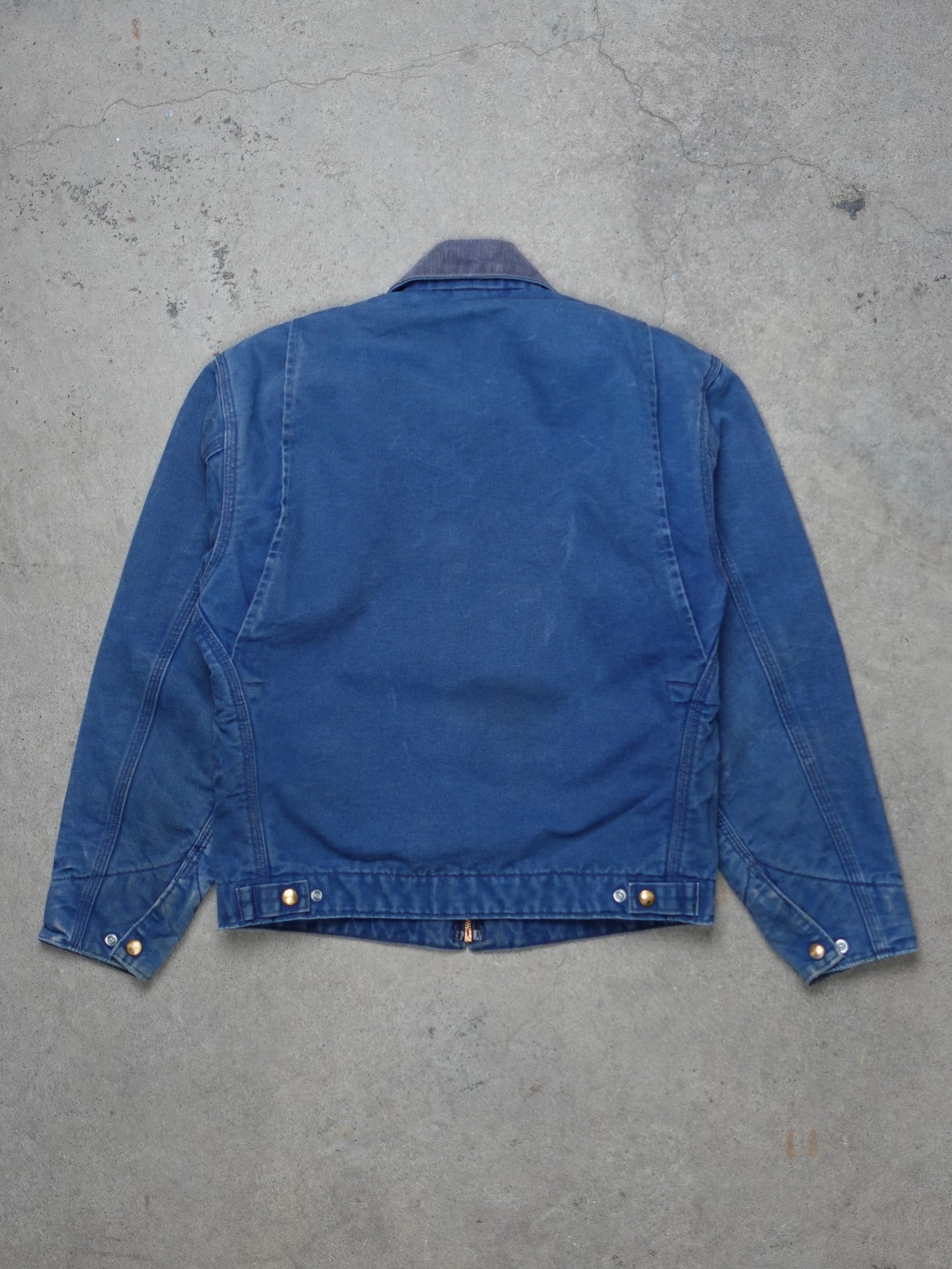 1990S - CARHART PETROL BLUE DETROIT JACKET