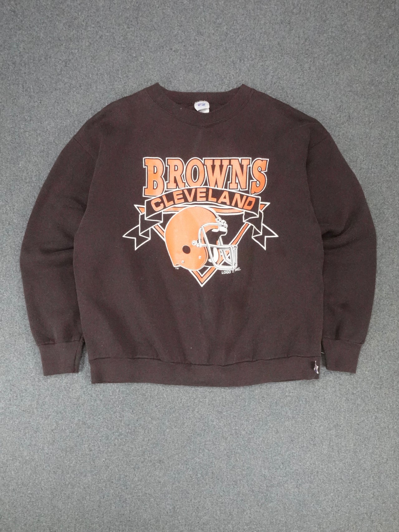Vintage 1990s - Cleveland Browns Logo 7 Crewneck Sweatshirt