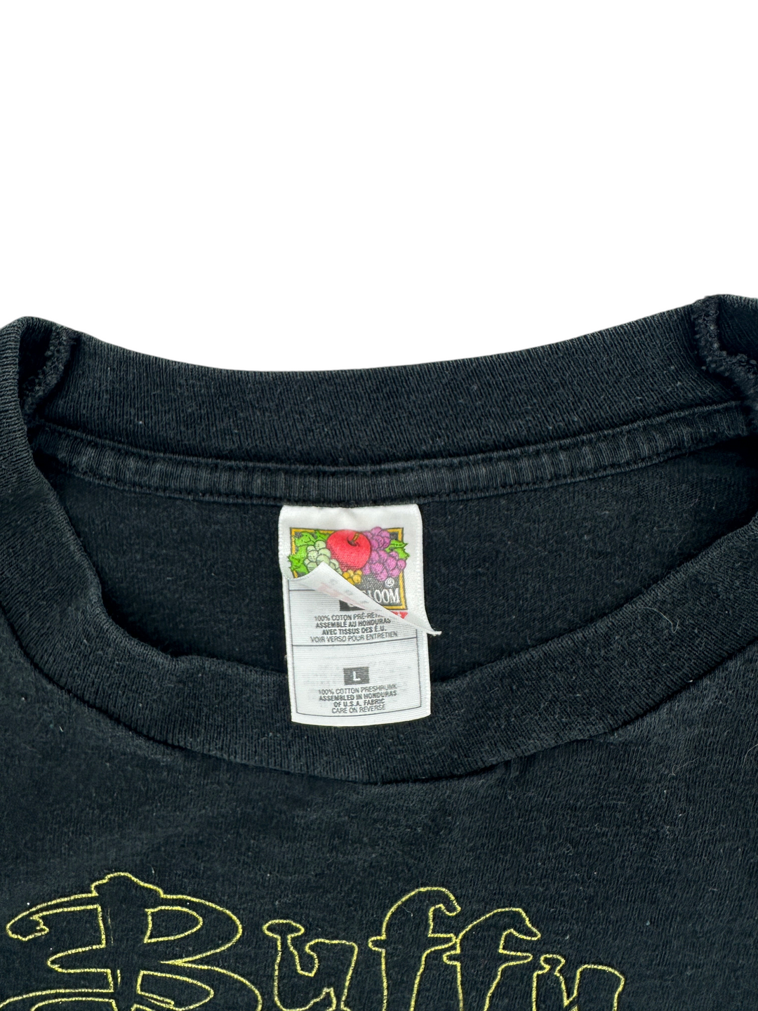 Exile Vintage black 1990s Buffy The Vampire Slayer t-shirt featuring a Fruit of the Loom size L label