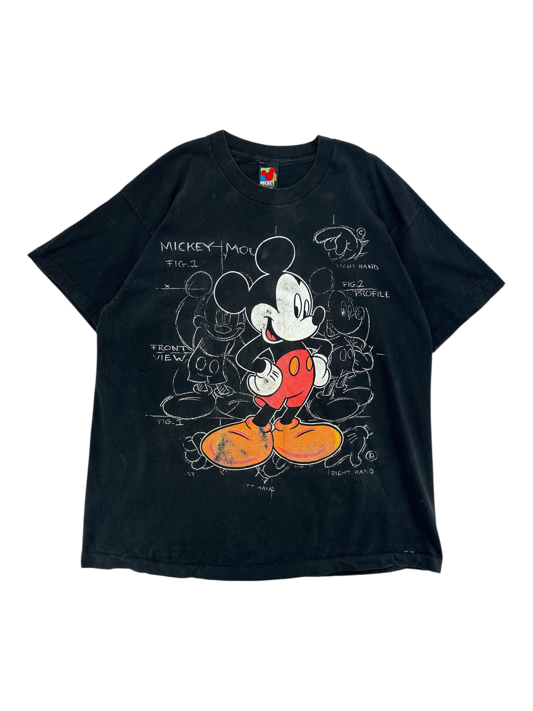1990s Mickey Mouse Sketch T-shirt