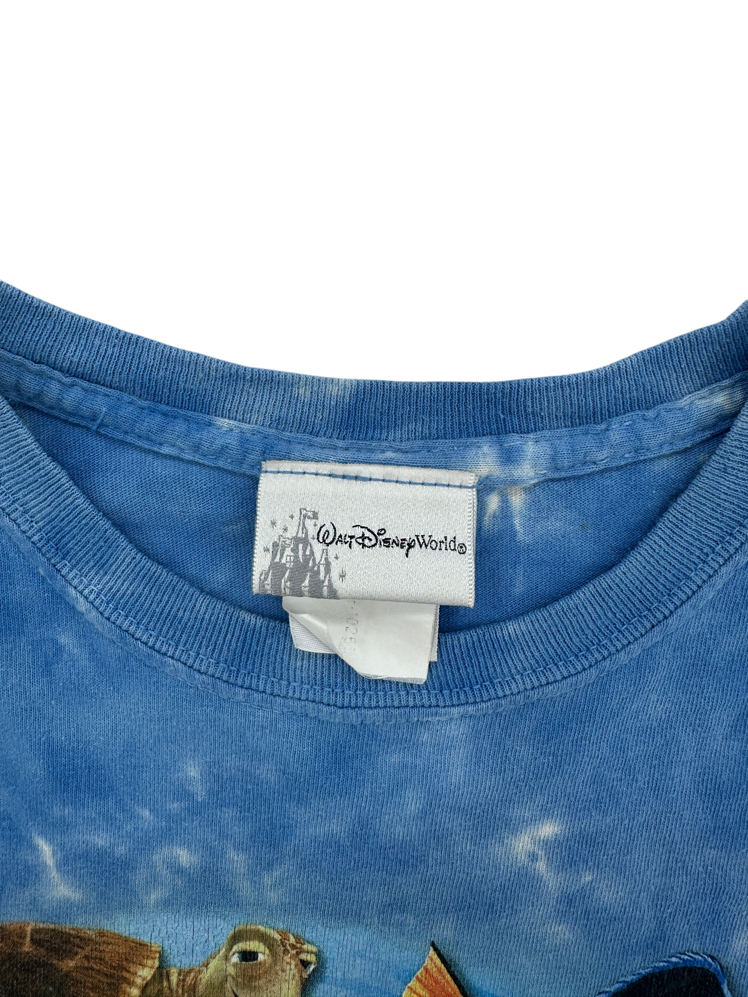 Exile Vintage 2003 Finding Nemo blue tie-dye t-shirt with Walt Disney World neck label