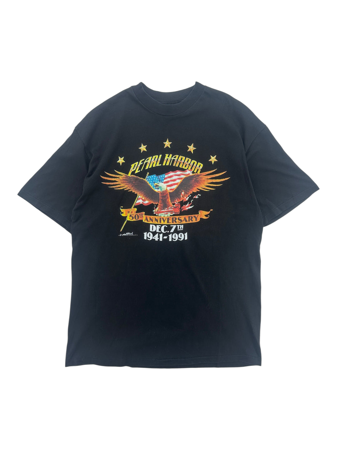 1990s Pearl Harbor 50th Anniversary T-shirt