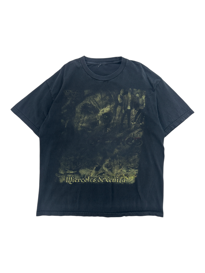 Exile Vintage 1990s black Caifanes Miercoles de Ceniza graphic band t-shirt in size XL