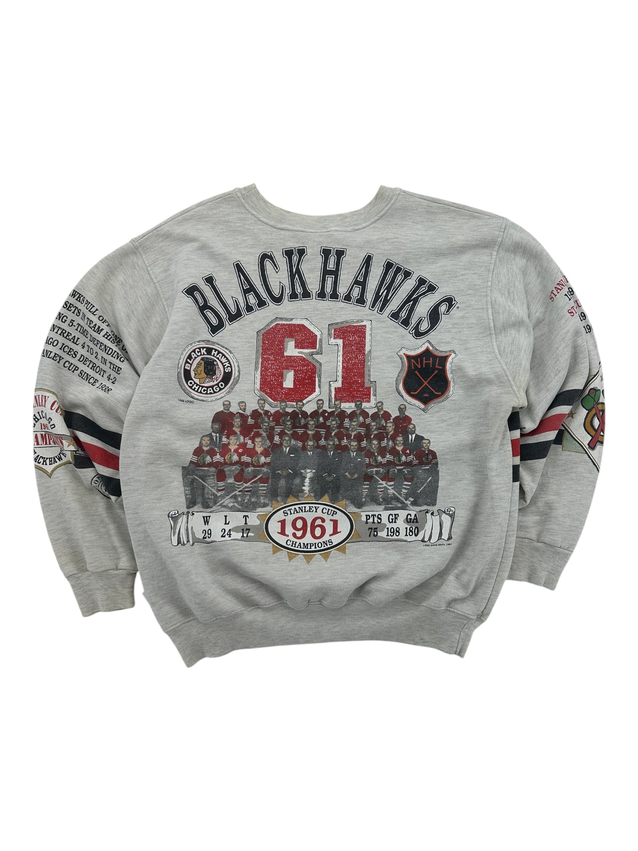 1991 Chicago Blackhawks Crewneck