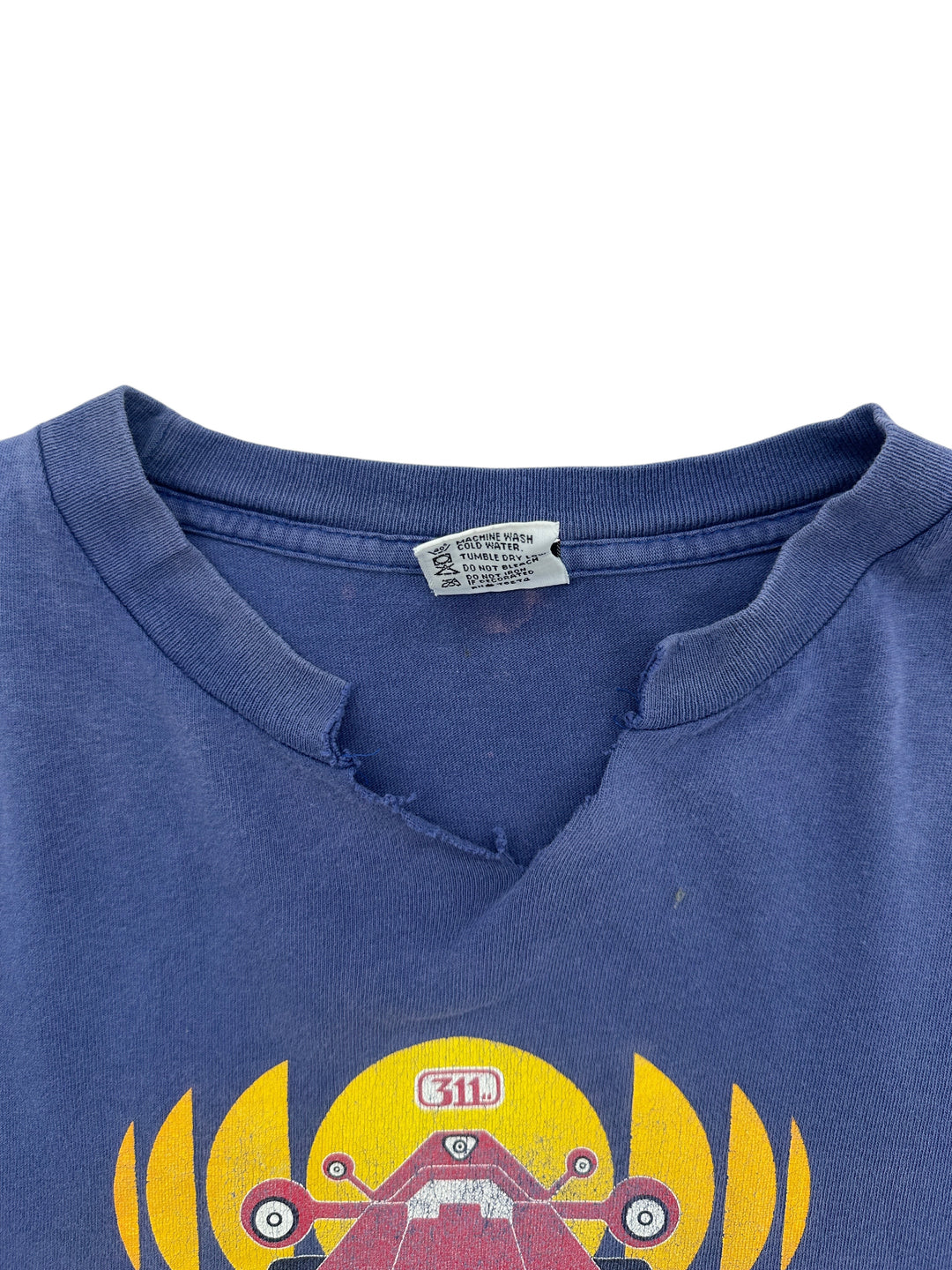 1990s Three Eleven Sound System No Sleeve Shirt