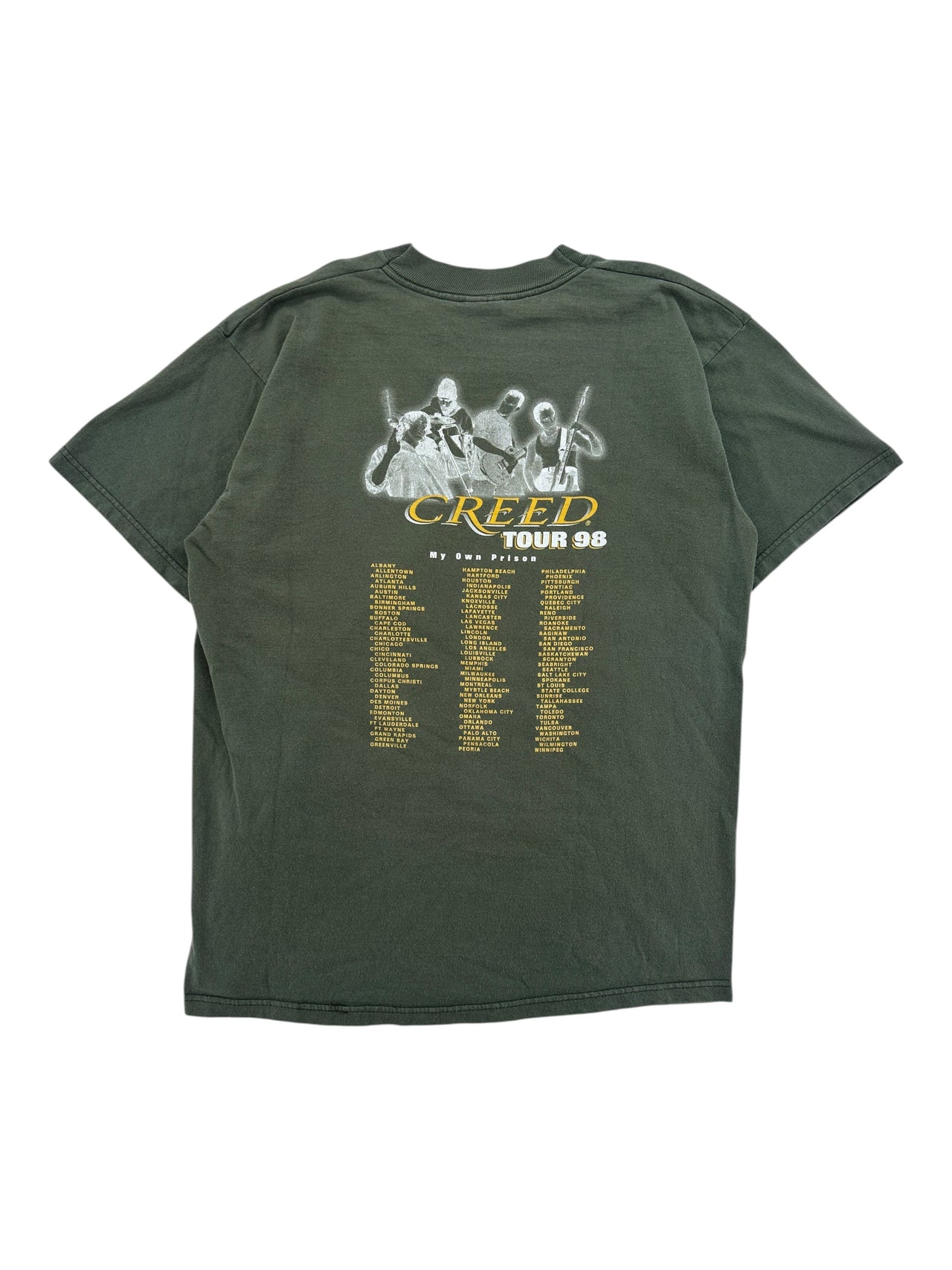 1988 Creed "My Own Prison" Tour T-shirt