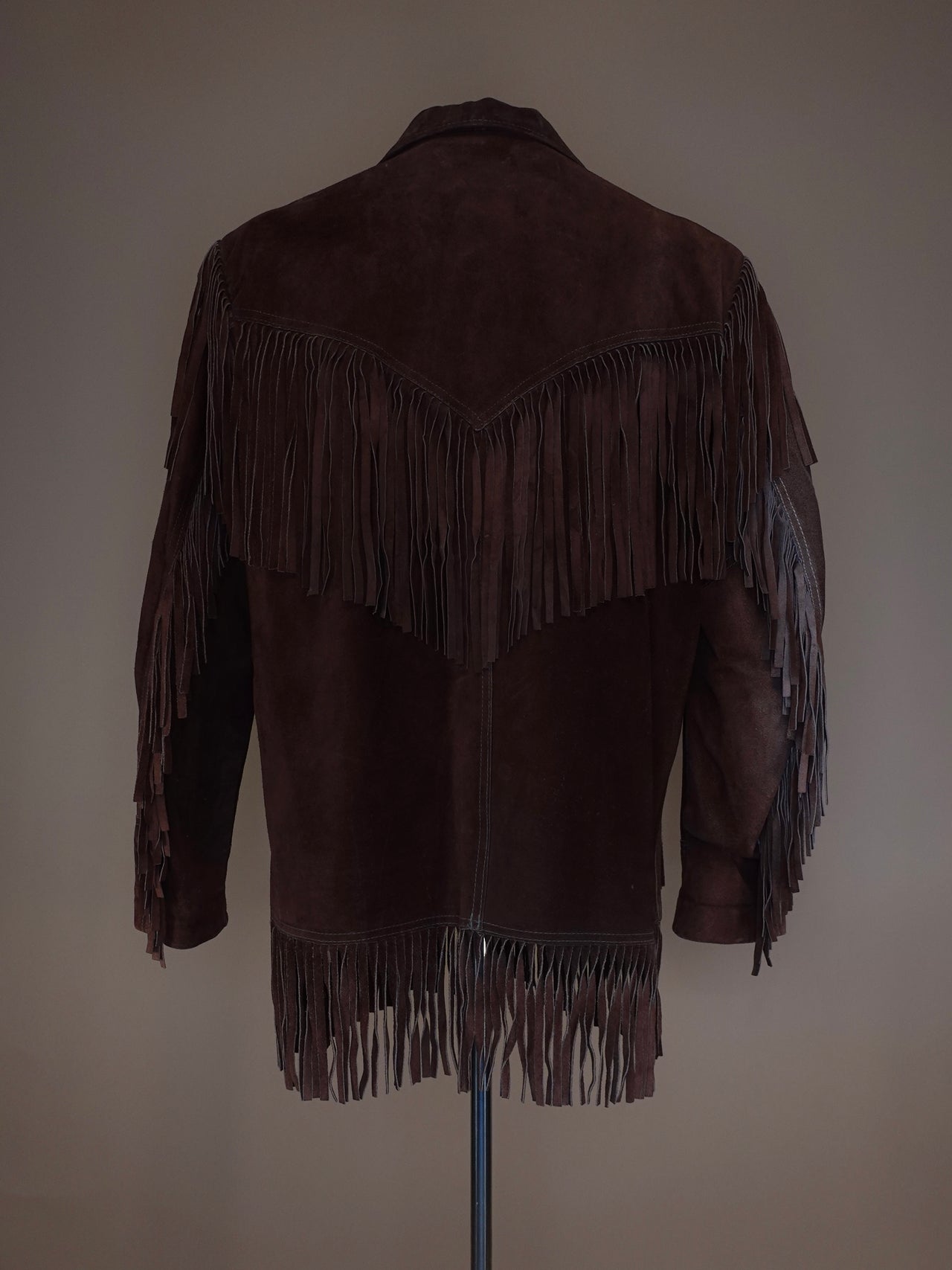 Vintage 1960s - Golden Threads Suede Fringe Jacket