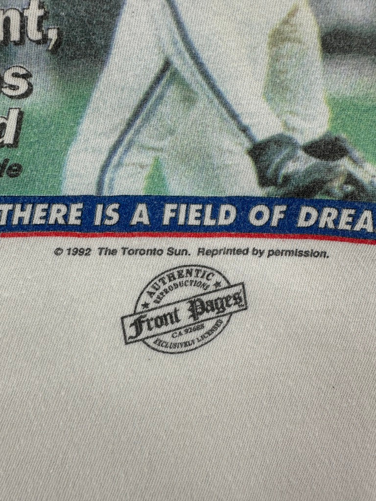 1990s Toronto Blue Jays Newspaper YES T-shirt
