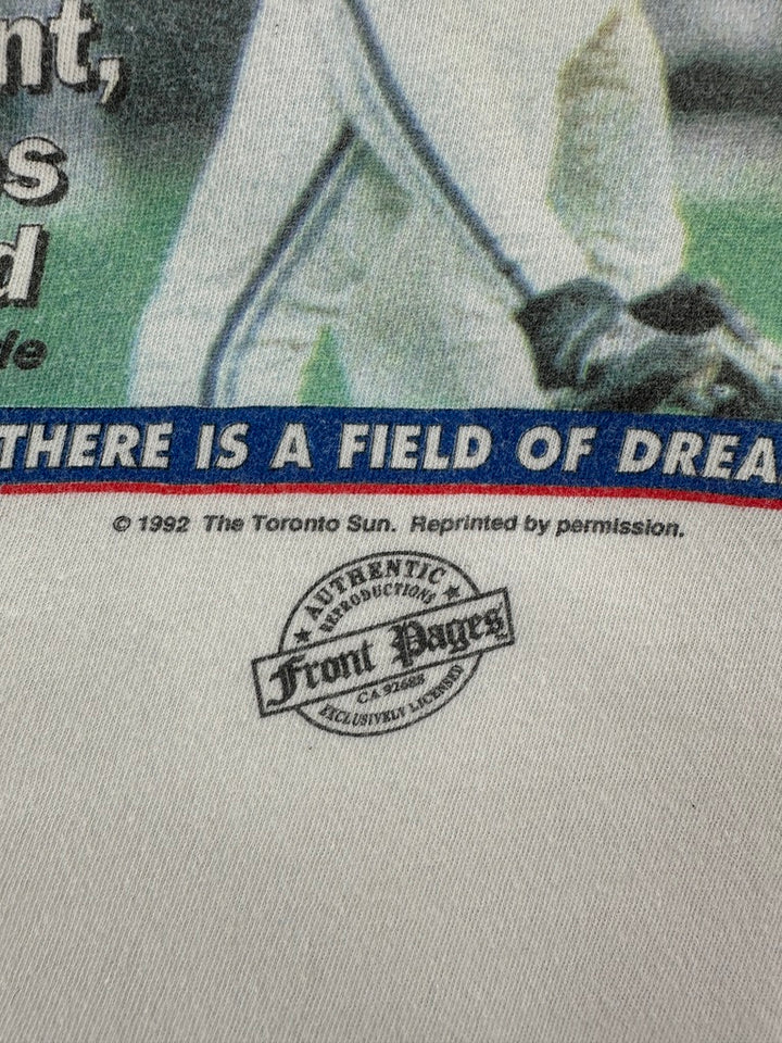 1990s Toronto Blue Jays Newspaper YES T-shirt