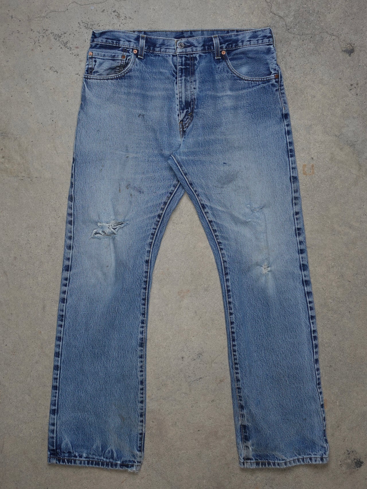 Vintage 2000s - Levis 517 Red Tab Boot Cut Denim Jeans