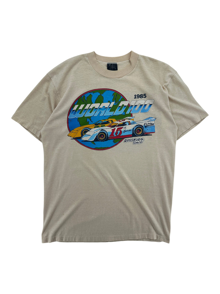 1980s 15th Annual World 100 Rossburg, Ohio T-shirt