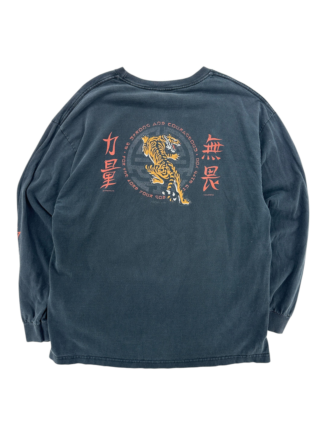 1990s Tiger Religious Long Sleeve T-shirt