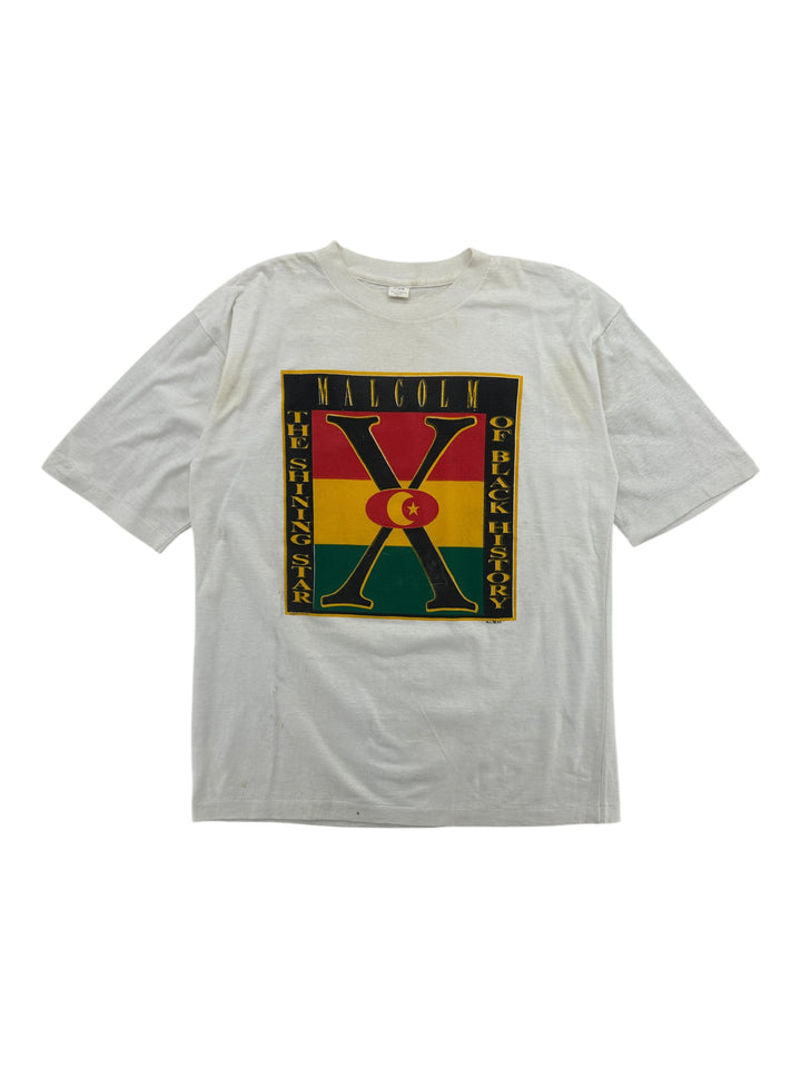 1990s Malcom X "Black History" T-shirt