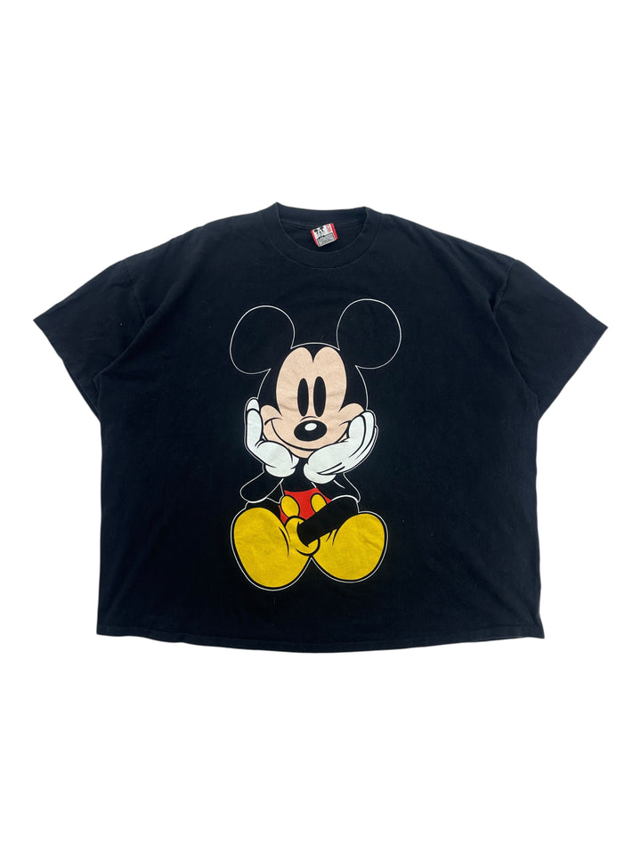 1990s Mickey Mouse Black T-shirt