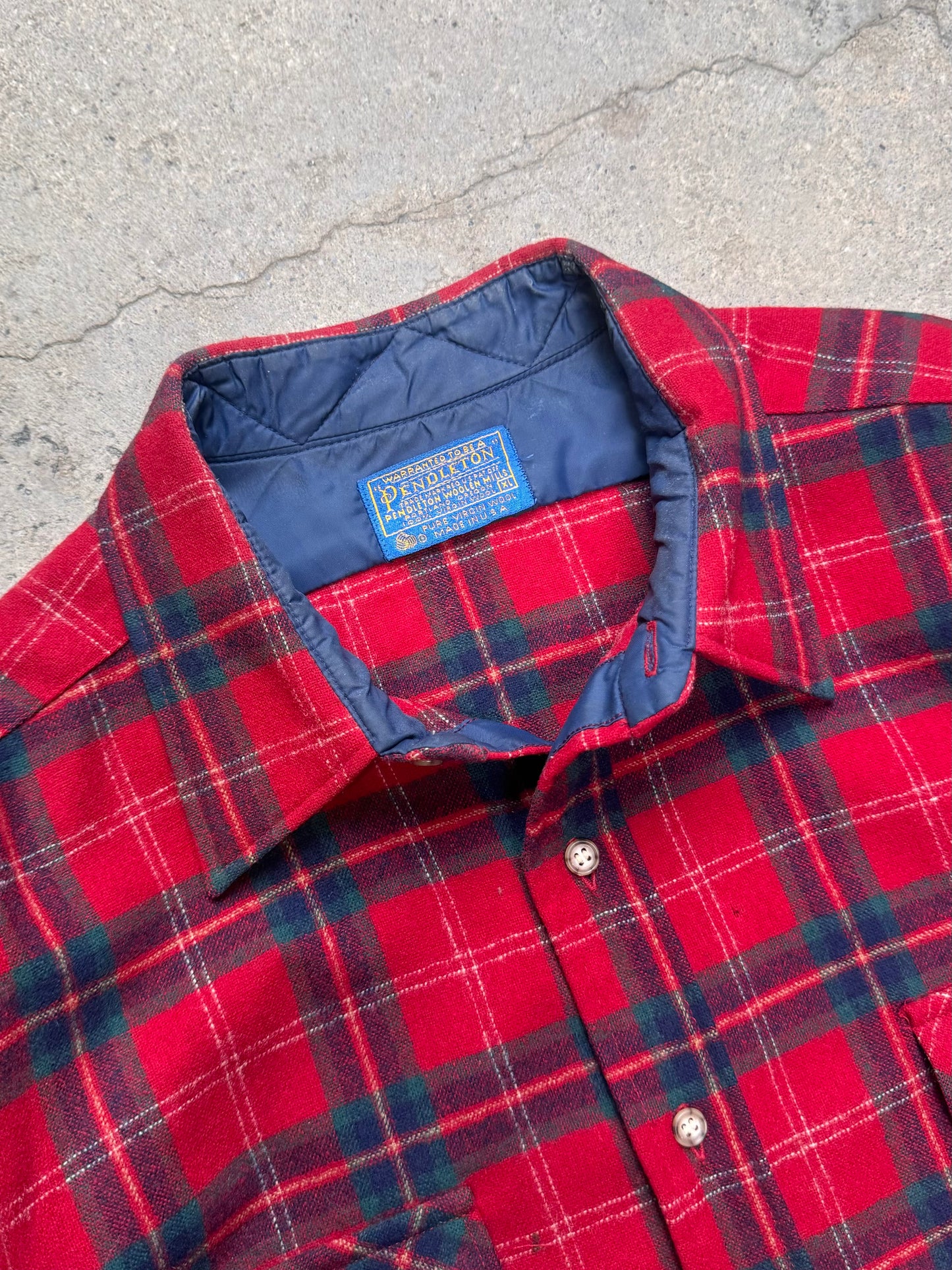 1990S/2000S - PENDLETON PLAID FLANNEL SHIRT