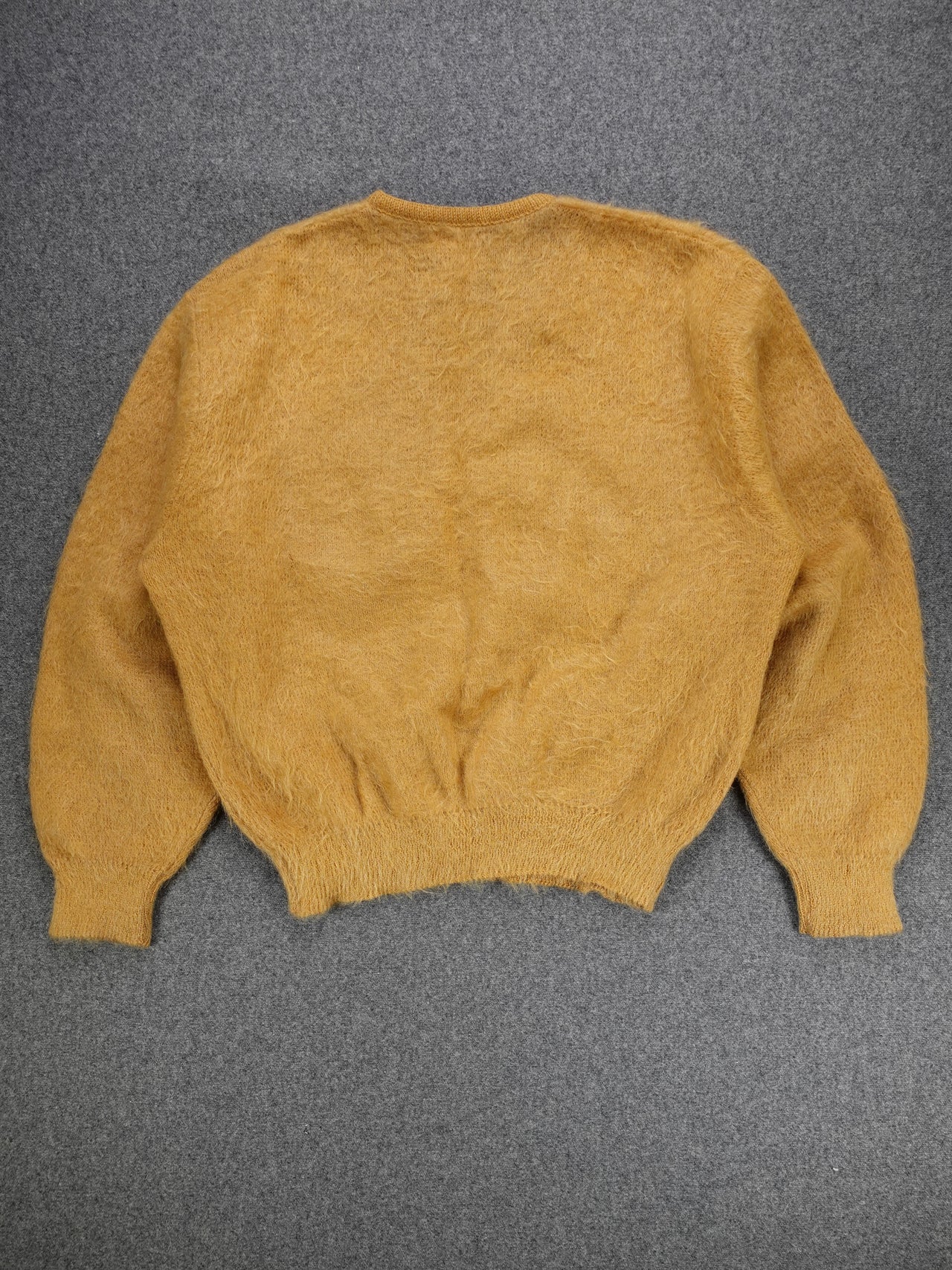 Vintage 1960s - Sears Traditional Collection 50/50 Mohair/Wool V Neck Sweater