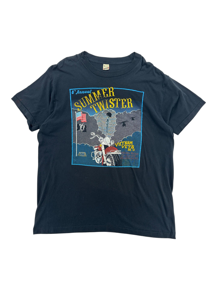 1990s Summer Twister T-shirt Biker T-shirt