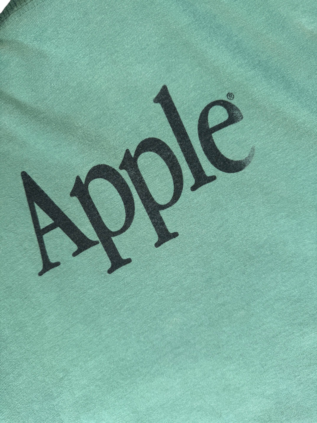 1990s Apple Long Sleeve Mock Neck T-Shirt