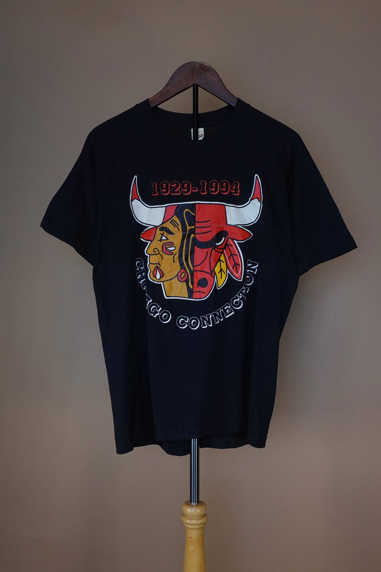 1980s - Chicago Connection “Blackhawk/Bulls” T-Shirt