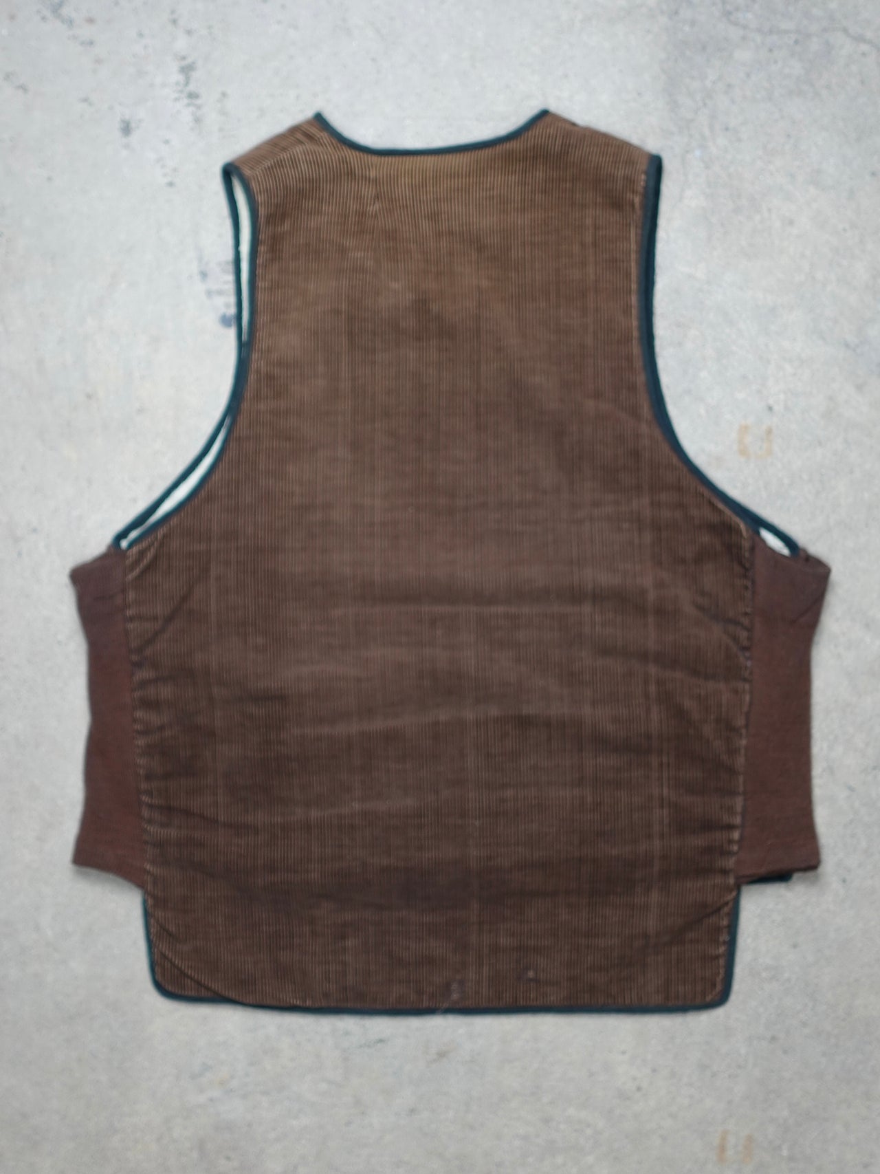 1980S - CORD WORK VEST