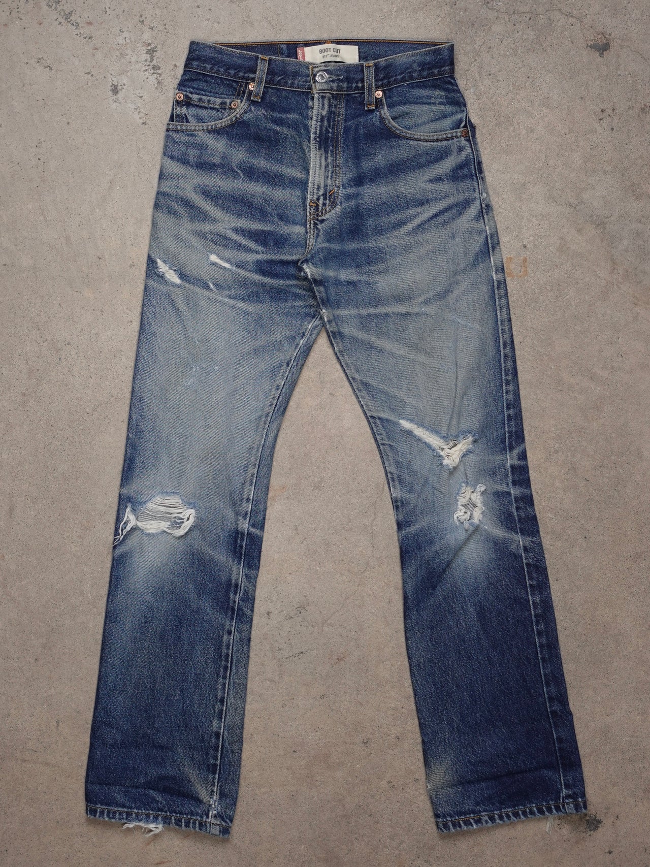 Vintage 2000s - Levis 517 Distresssted Denim Jeans