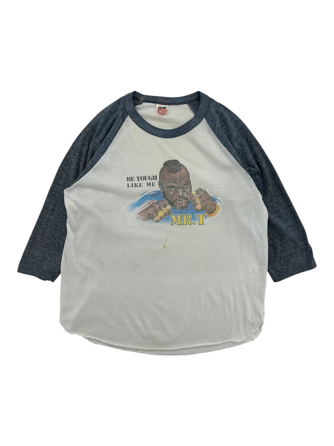 1980s Mr T Be Tough Like Me Raglan T-shirt