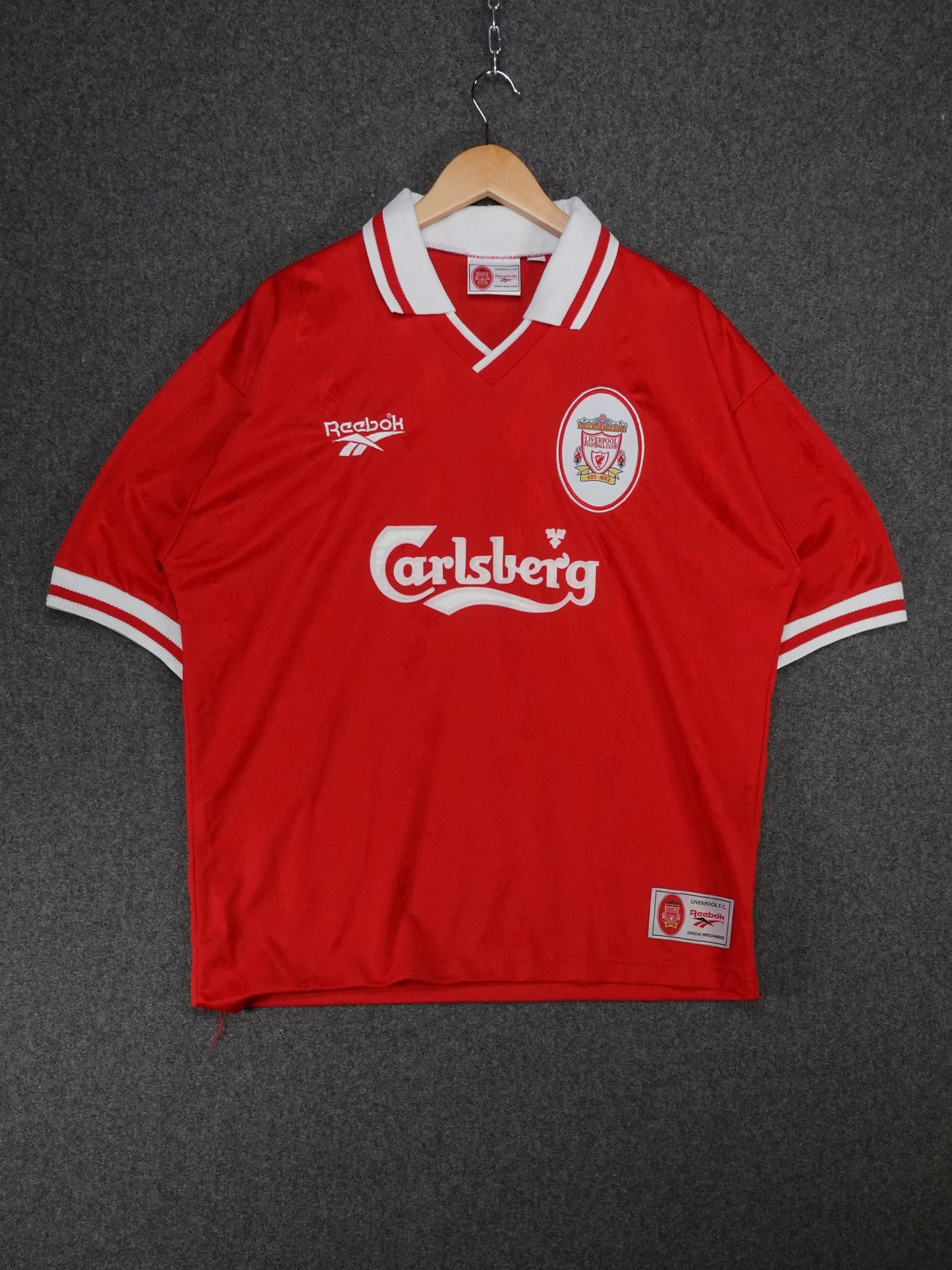 2000s - Reebok Liverpool F.C Carlsberg Soccer Jersey/T-Shirt