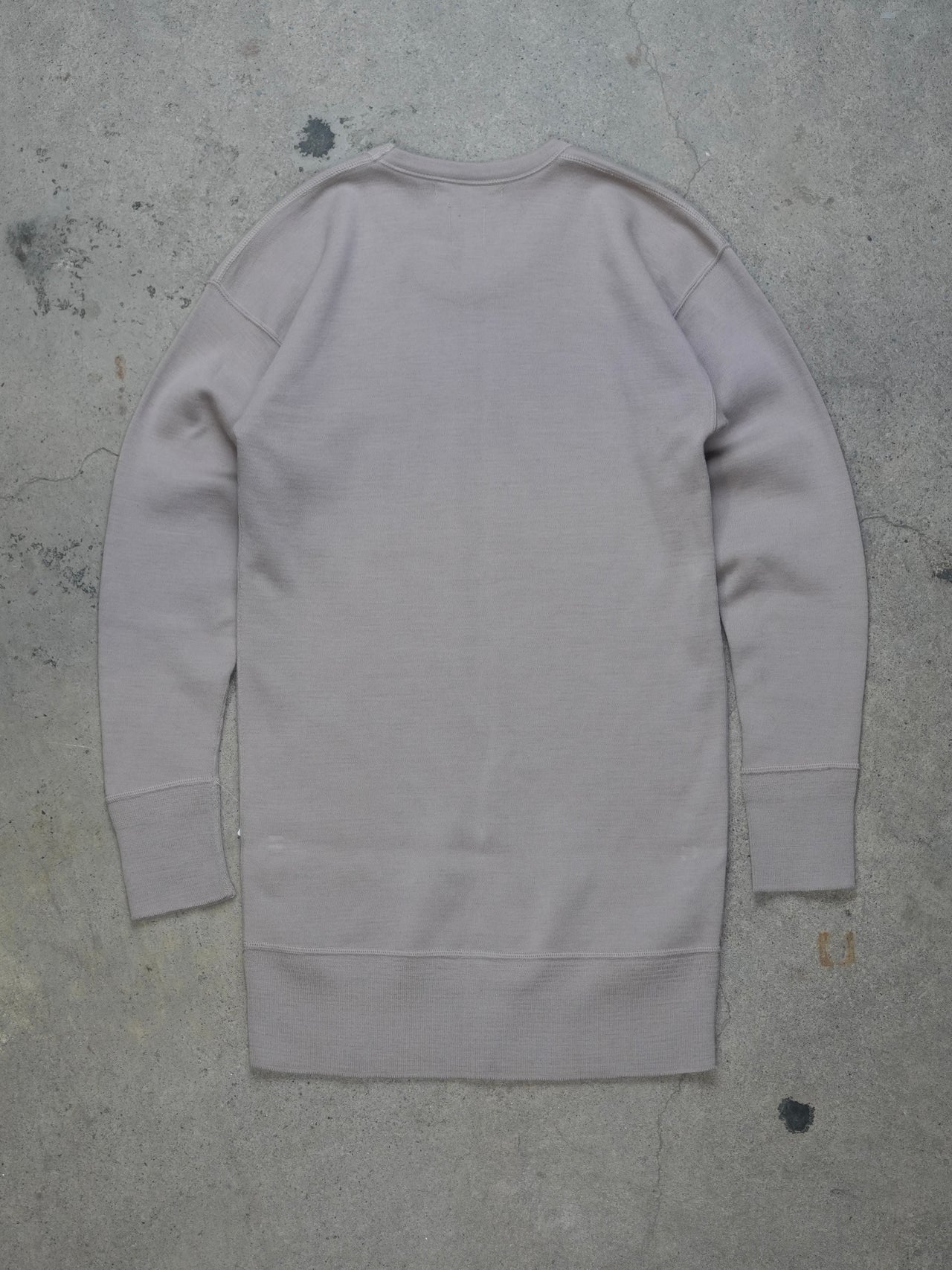 1960S - PURE WOOL INTERLOCK ENGLISH TYPE UNDERSHIRT