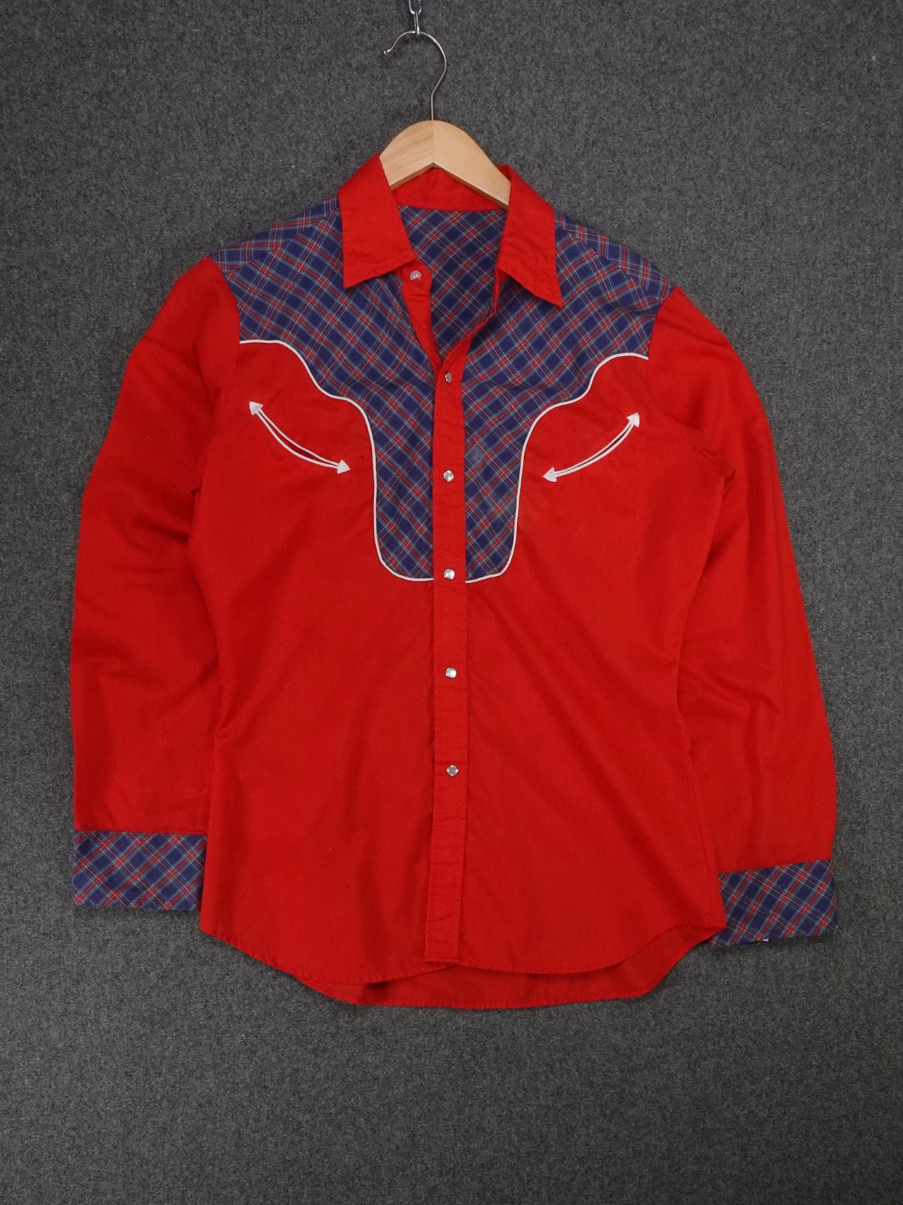 1970s  - Rodeo Western Snap Button Shirt