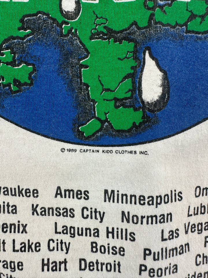 1980s Bon Jovi Rock the Earth Tour T-shirt