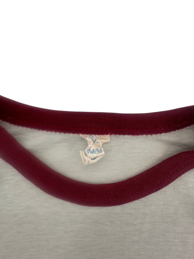 1980s University Of Waterloo Ringer T-shirt