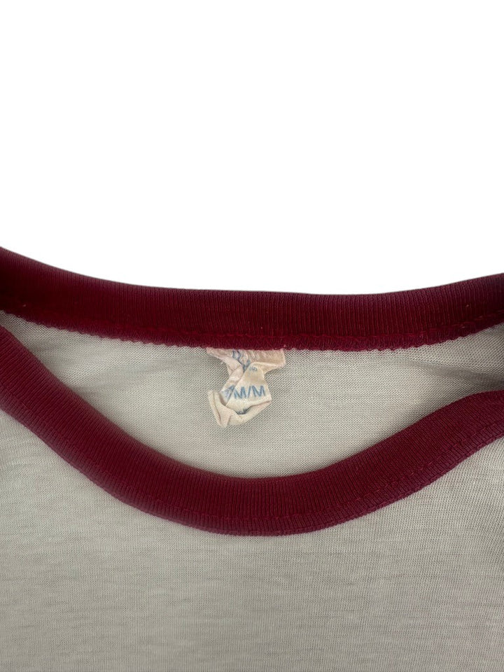 1980s University Of Waterloo Ringer T-shirt