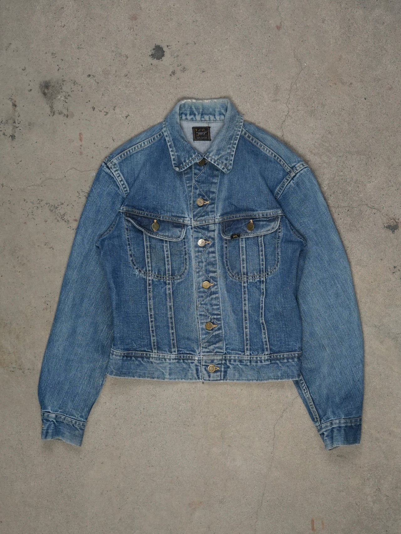 1960S - LEE "101-J" SANFORIZED DENIM TRUCKER JACKET