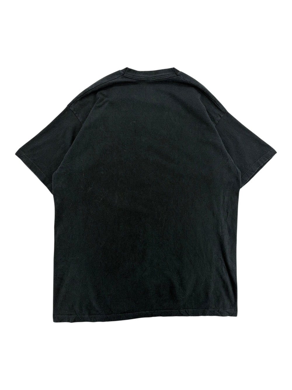 Exile Vintage 1990s The Tick Eat My Justice black cotton t-shirt, back view of an oversized 2XL vintage graphic tee.