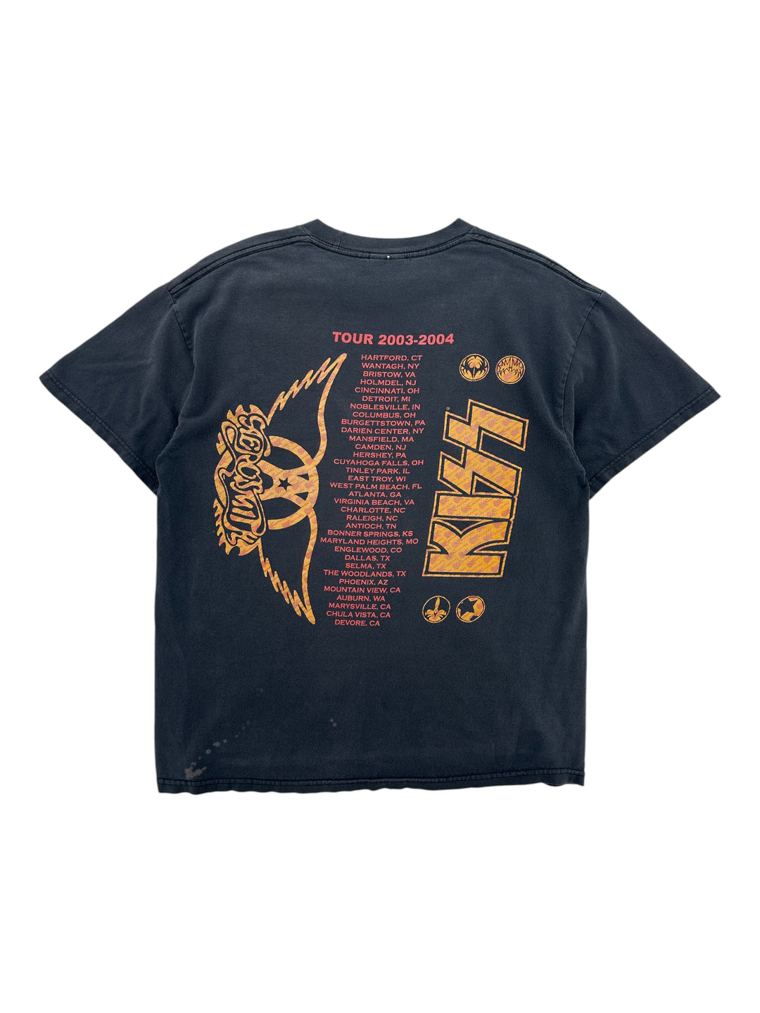 2000s Kiss, Aerosmith tour T-shirt