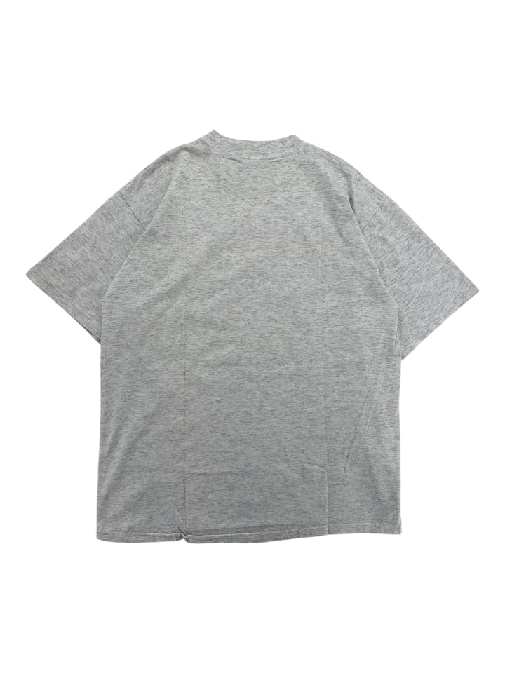Exile Vintage grey 1990s Ace Ventura movie t-shirt, back view of XL cotton crew neck tee