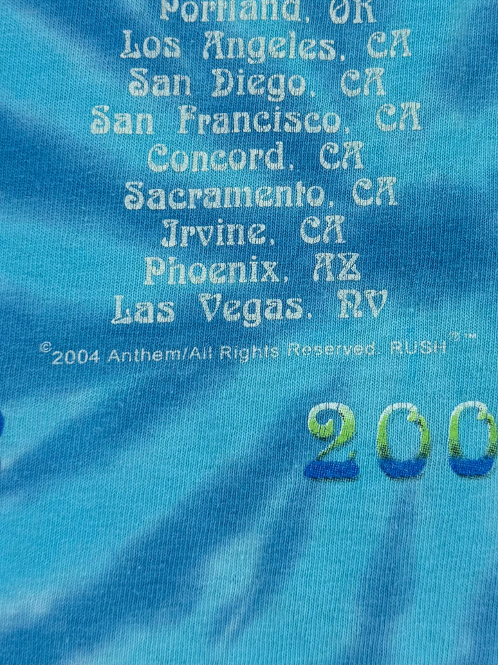 2004 RUSH Feedback Tour T-Shirt