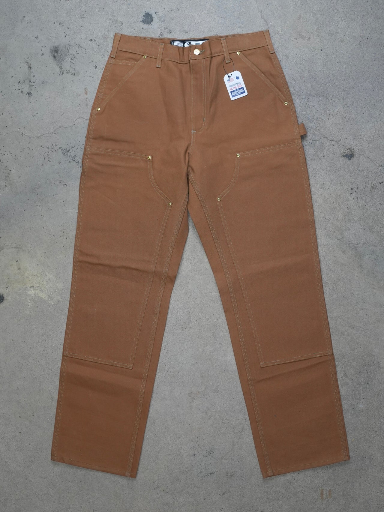 Vintage 2000s - Carhart Double Knee Duck Canvas Carpenter Pants