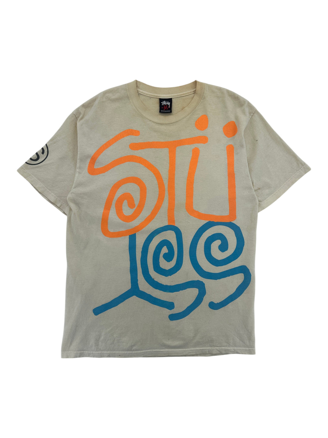 2000s Stussy Swirl Logo T-shirt