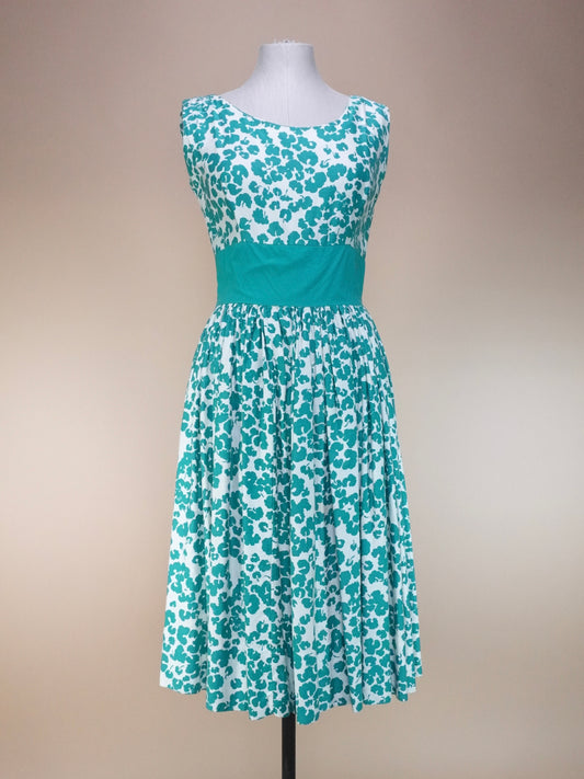 1960s - Handmade Mod Style Summer Dress With Gingham Detailing