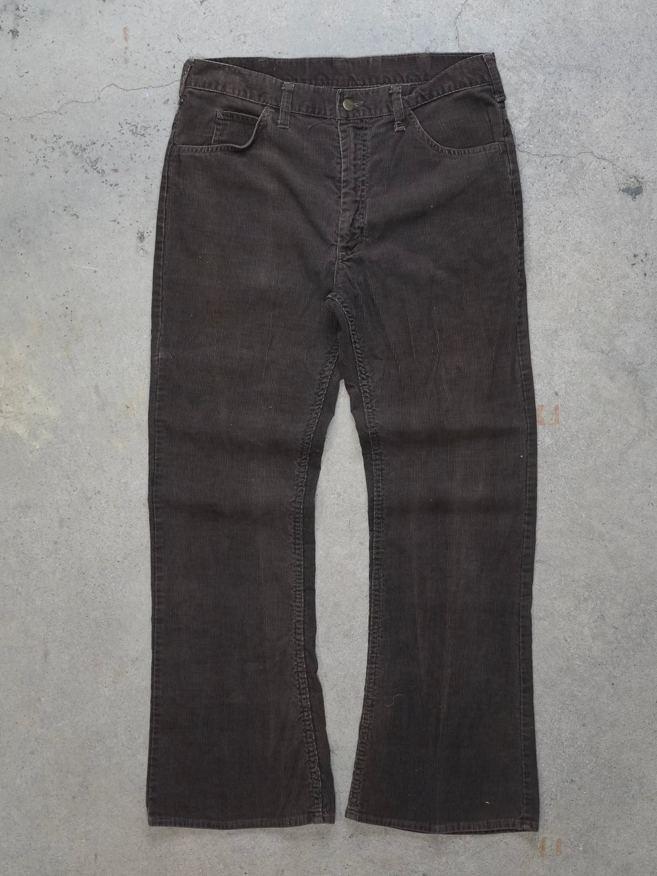 Vintage 1970s - Lee Corduroy Flared Trousers