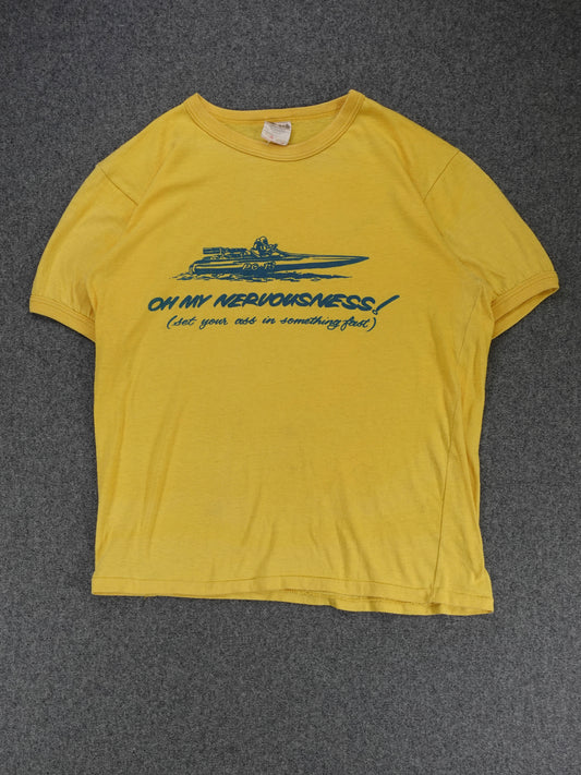 1970s/80s - "Oh My Nervousness" Ringer T-Shirt
