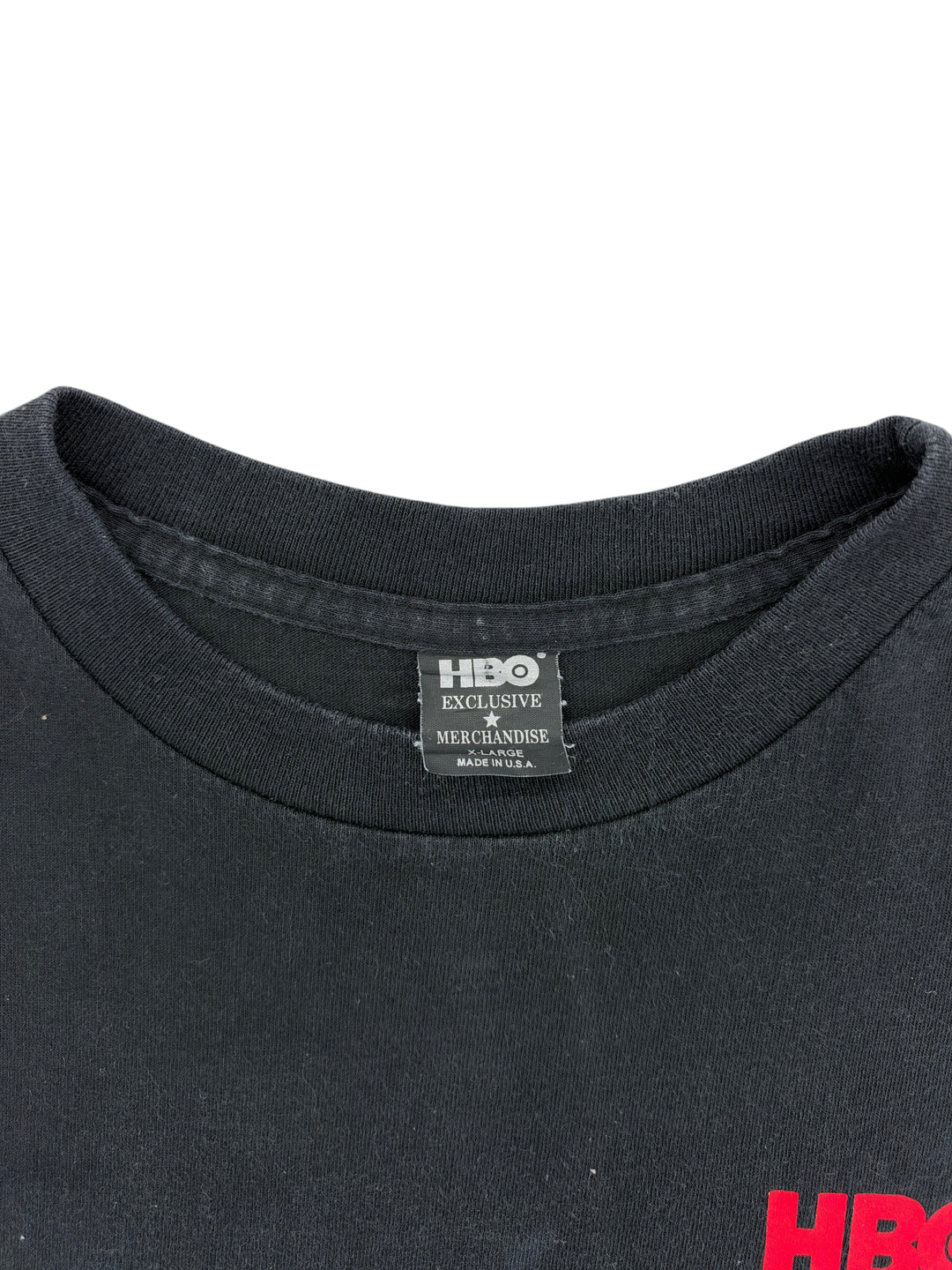 Exile Vintage black 1990s The Sopranos sleeveless t-shirt with HBO Exclusive Merchandise tag, size XL