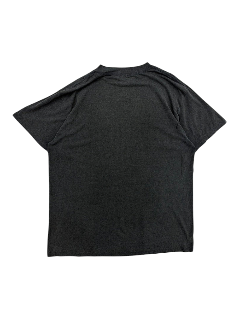 Exile Vintage 1980s Harley Davidson charcoal grey cotton T-shirt, back view of XL vintage graphic tee.