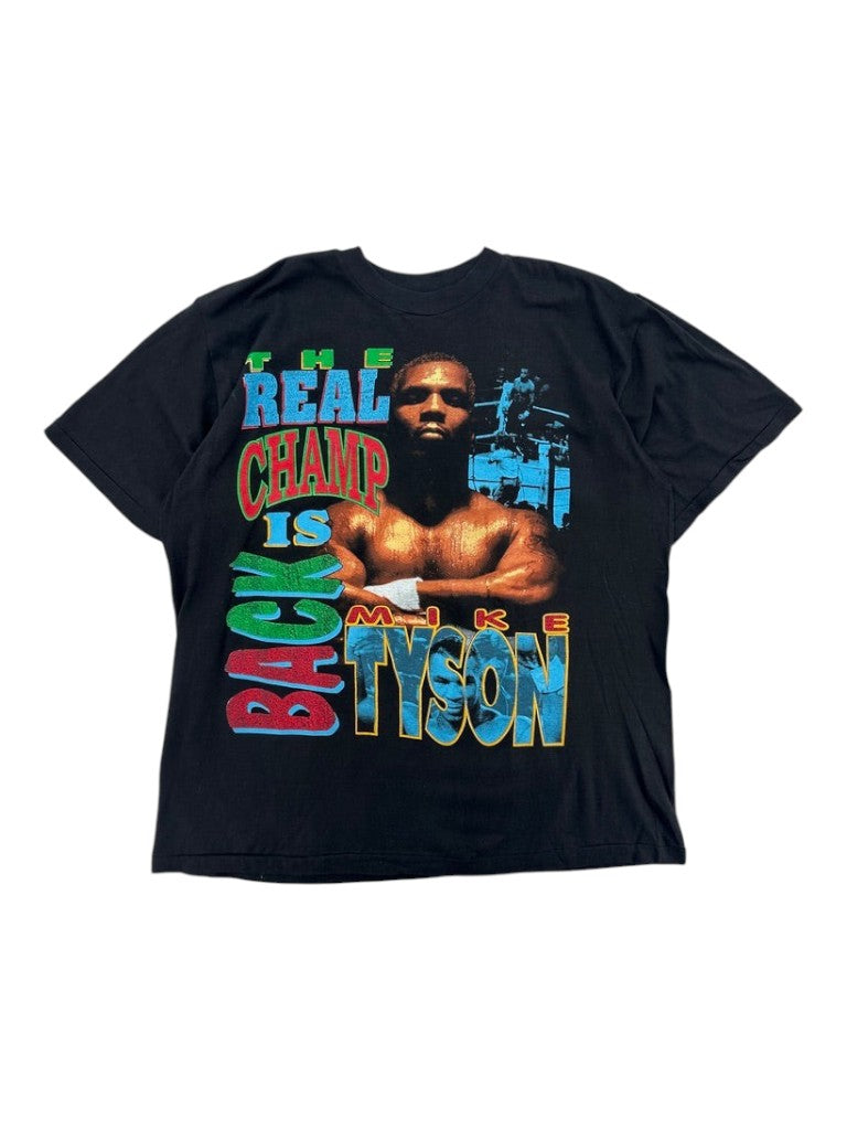 1990s Mike Tyson "The Real Champ Is Back" T-shirt