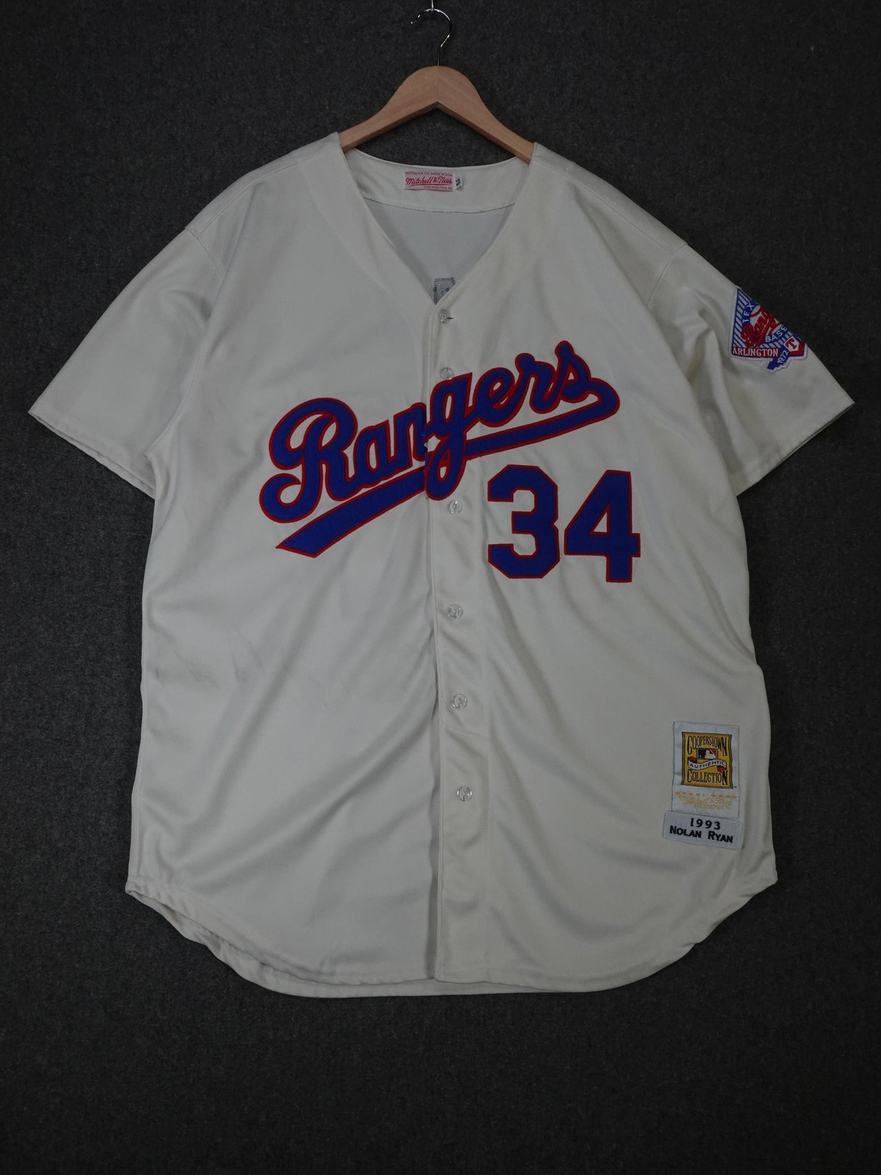 90s/2000s - Rawlings Rangers "Nolan Ryan" Baseball MLB Jersey