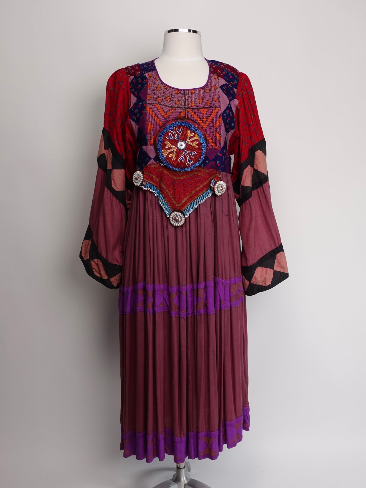 1970S - ANTIQUE AFGHAN TRIBAL KUCHI DRESS