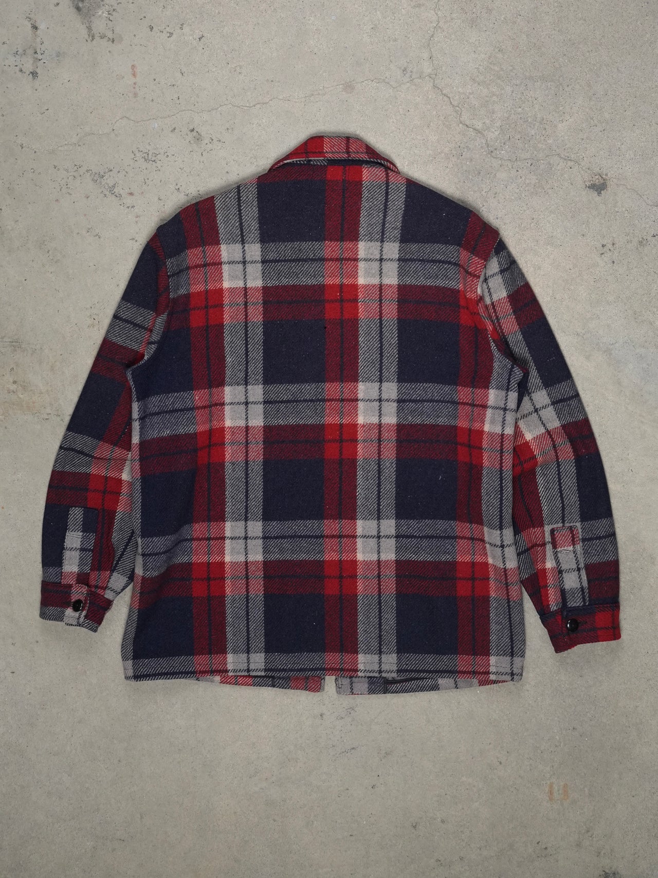 1950S - CHIPPEWA PLAID WOOL COAT
