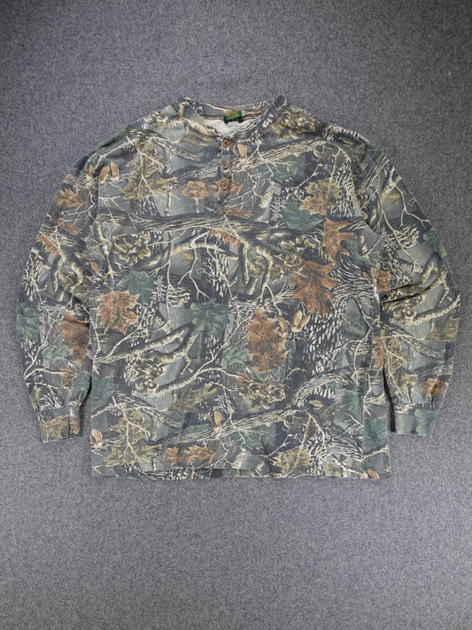 1990s - Cabelas Real Tree Long Sleeve T-Shirt
